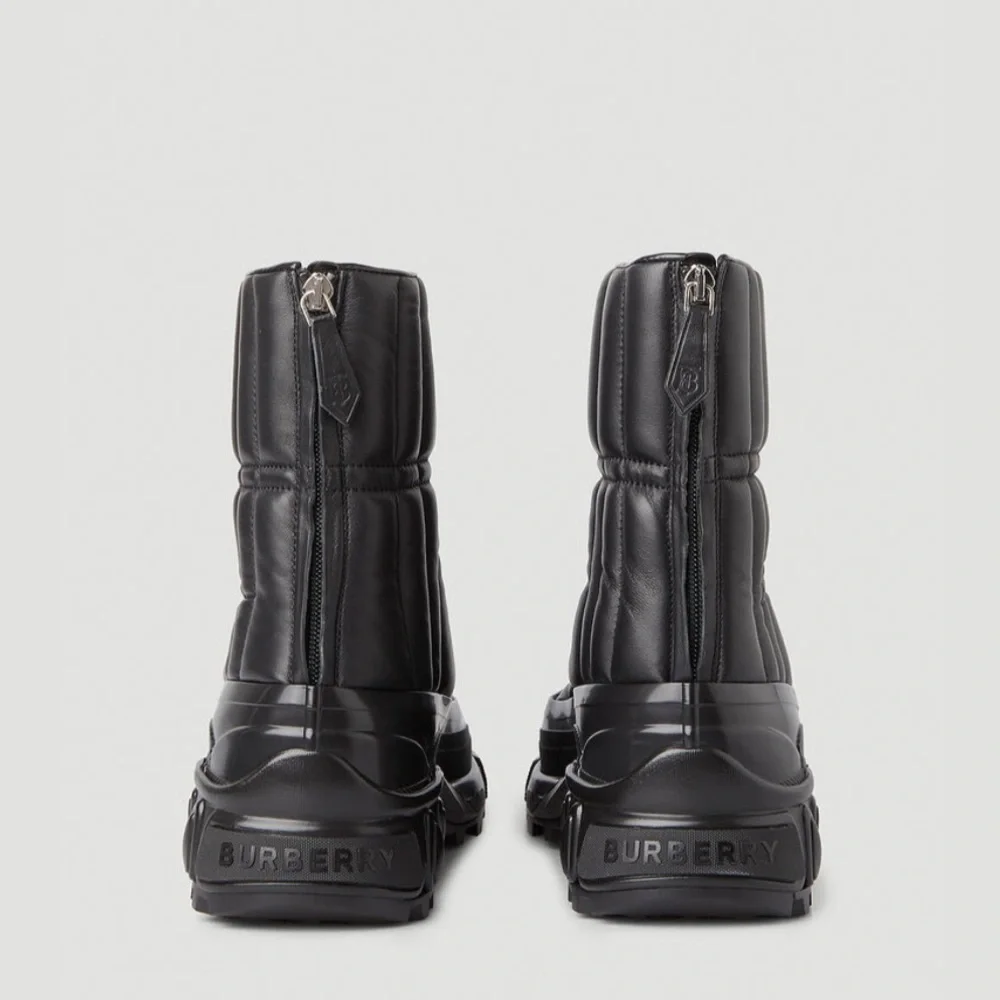 BURBERRY Arthur Quilted Ankle Boots - Picture 3 of 10
